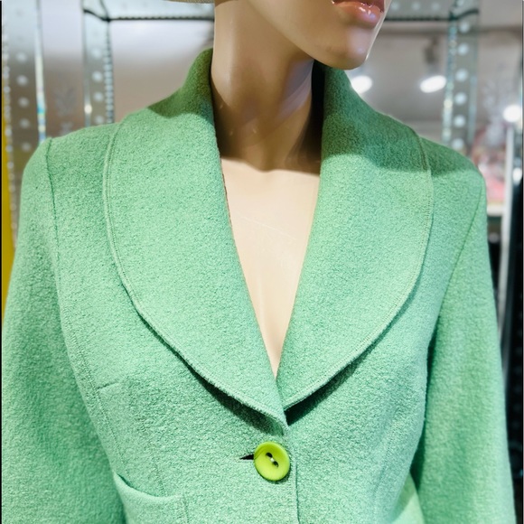 BIANCA Jacket Size 8 long Sleeves 100% fleece wool - Picture 6 of 16